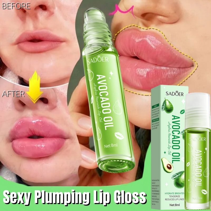 Lip Gloss Plumping - Lip Plumping Essential Oil Instant Volumising