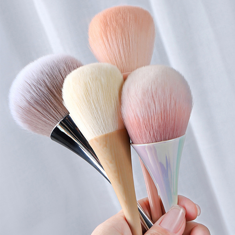 Beauty Makeup Background - Dust Cleaning Nail Brush Manicure Nail