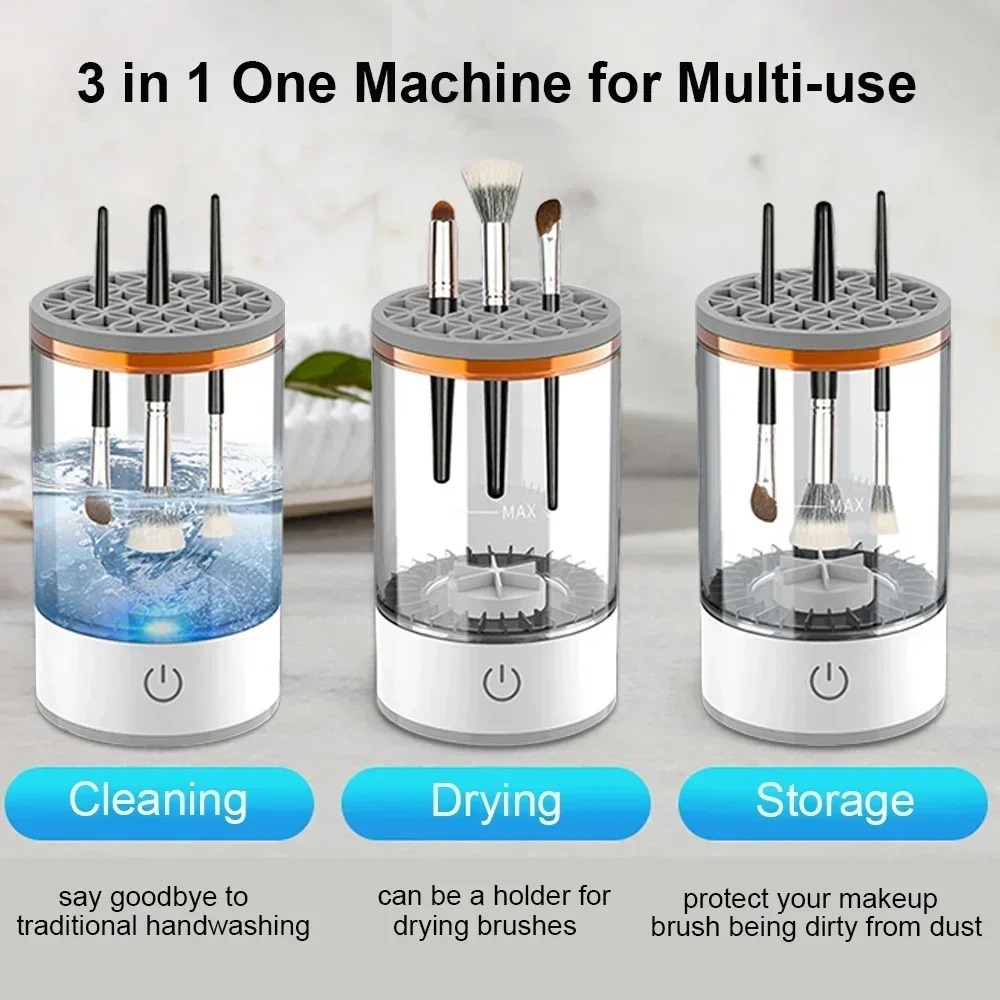 Automatic Electric Makeup Brus - đánh giá và giá Beauty Makeup Background