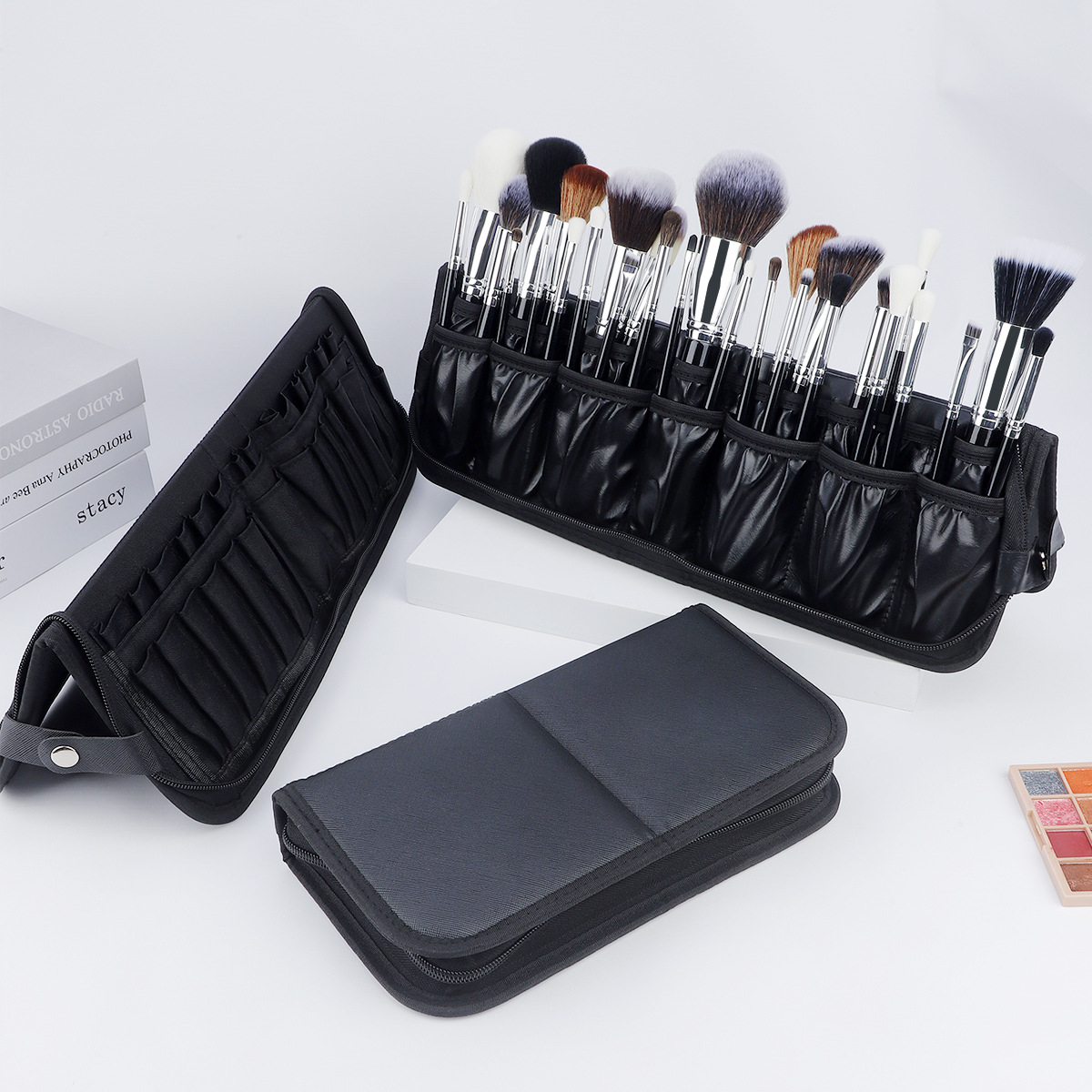 Large Black Foldable Makeup Ba - đánh giá và giá Beauty Makeup Background