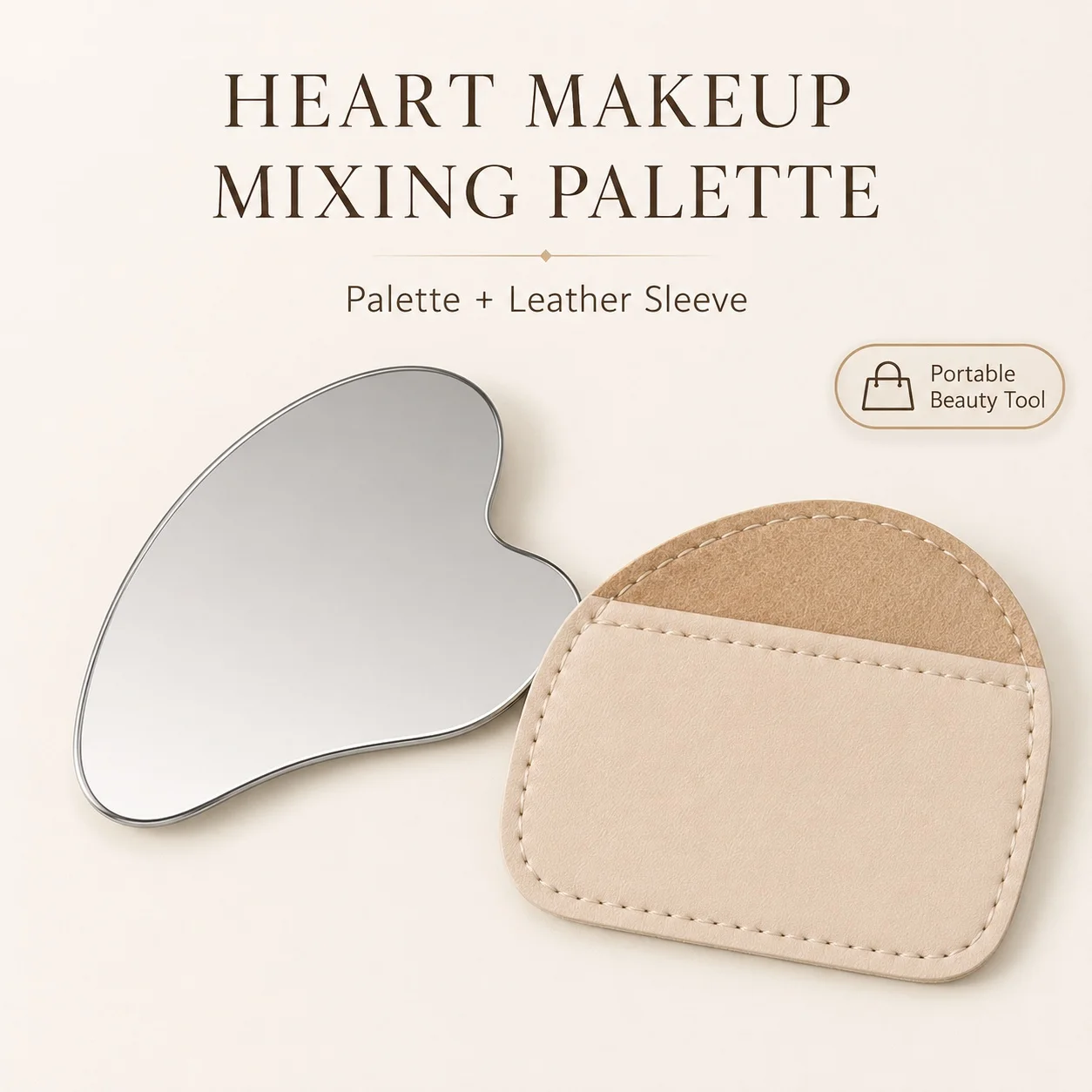 Heart Shaped Stainless Steel M - đánh giá và giá Beauty Makeup Tool