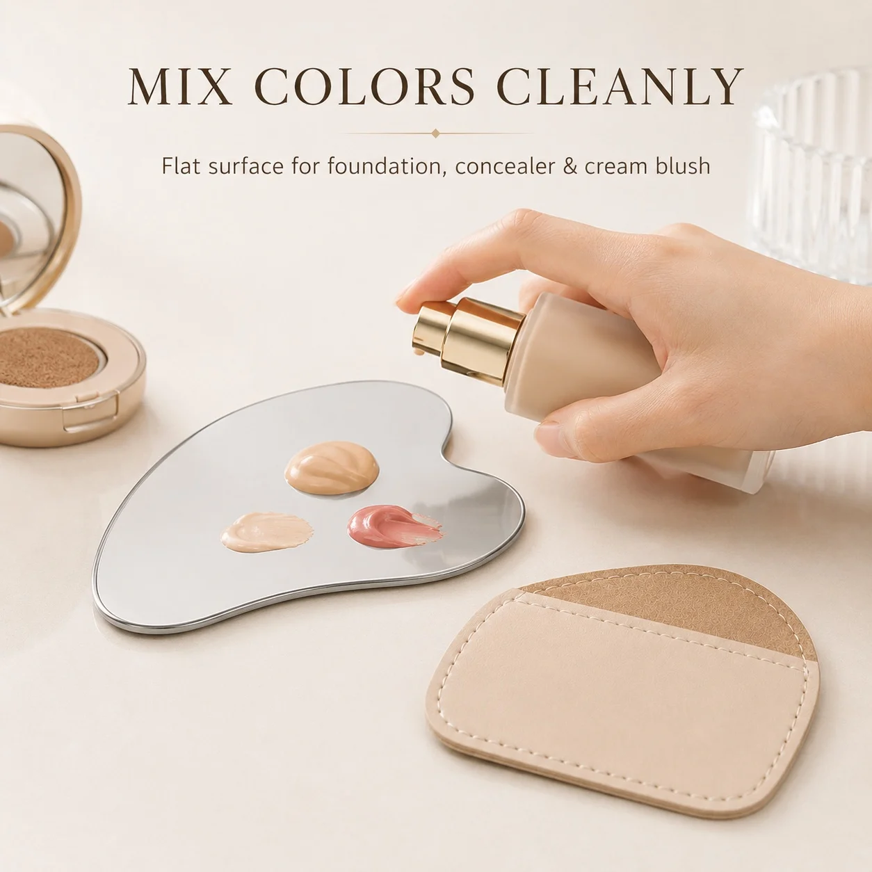 Heart Shaped Stainless Steel M - đánh giá và giá Beauty Makeup Tool