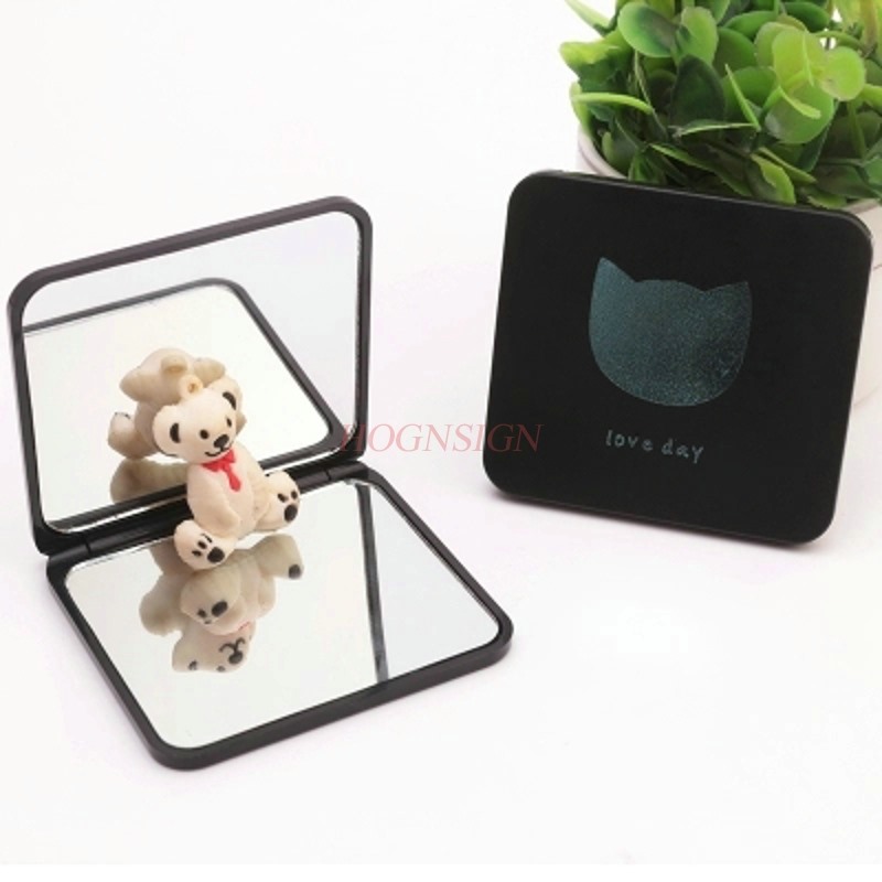 Small Mirror Portable Double S - đánh giá và giá Beauty Makeup Sale