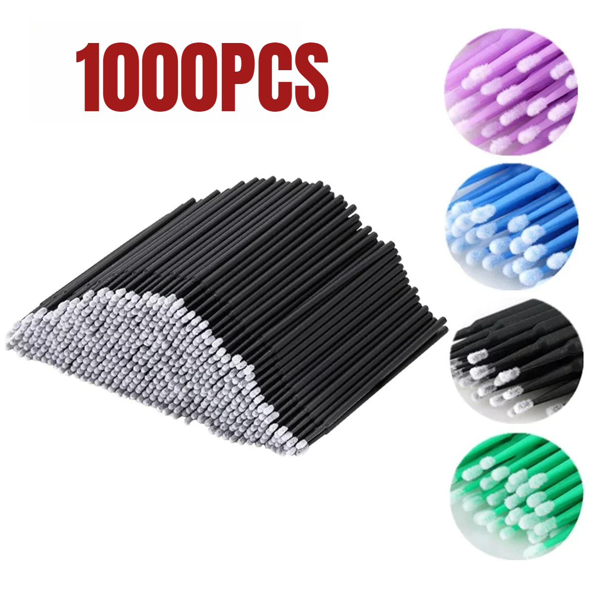 1000/500PCS Eyelash Cleaning B - đánh giá và giá Beauty Makeup Background