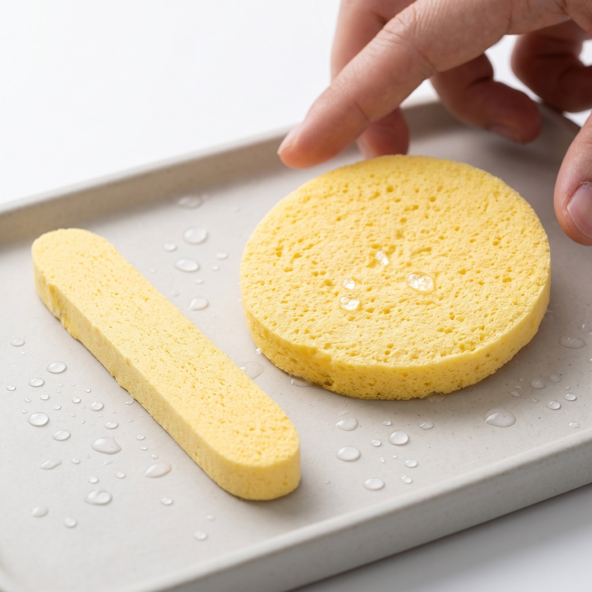 Round Compressed Makeup Facial - đánh giá và giá Beauty Makeup Tool