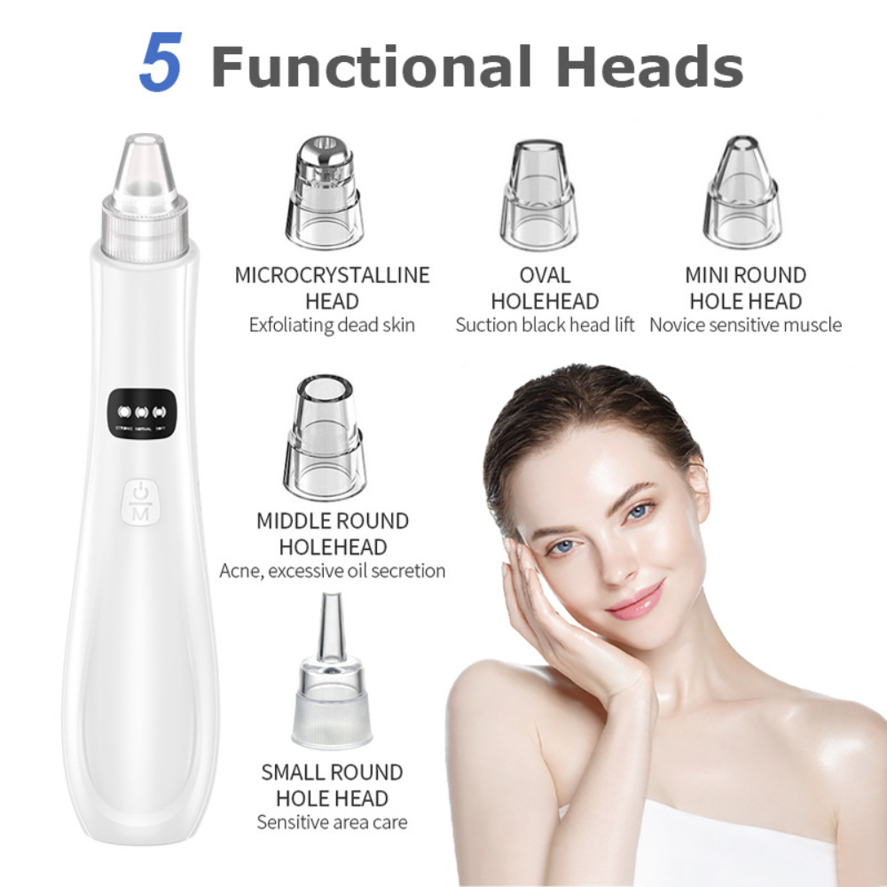 Electric Blackhead Remover 3 S - đánh giá và giá Pore Vacuum