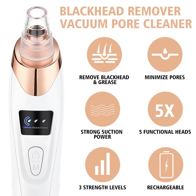 Blackhead Remover Vacuum Sucti - đánh giá và giá Pore Vacuum