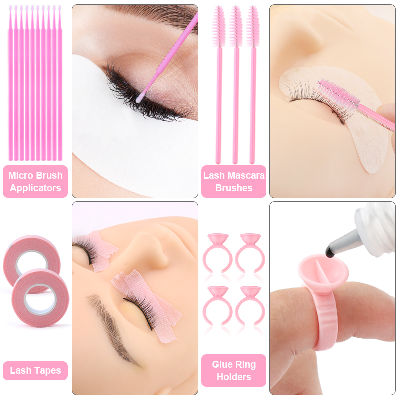 268PCS Eyelash Extensions Brus - đánh giá và giá Beauty Makeup Background