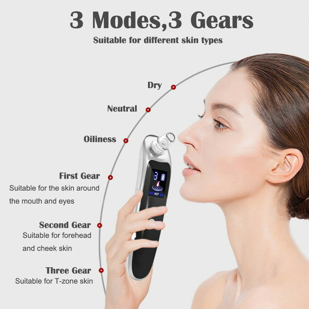 Electric Blackhead Remover Dee - đánh giá và giá Pore Vacuum
