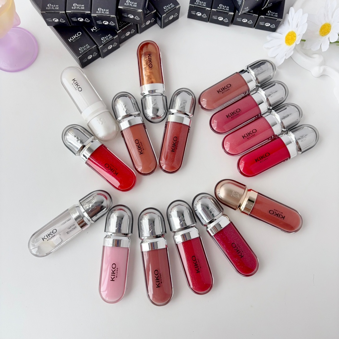 KIKO Milano 3D Hydra Lip Gloss - đánh giá và giá Lip Gloss Plumping