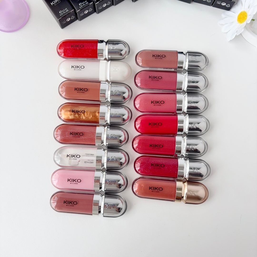 KIKO Milano 3D Hydra Lip Gloss - đánh giá và giá Lip Gloss Plumping