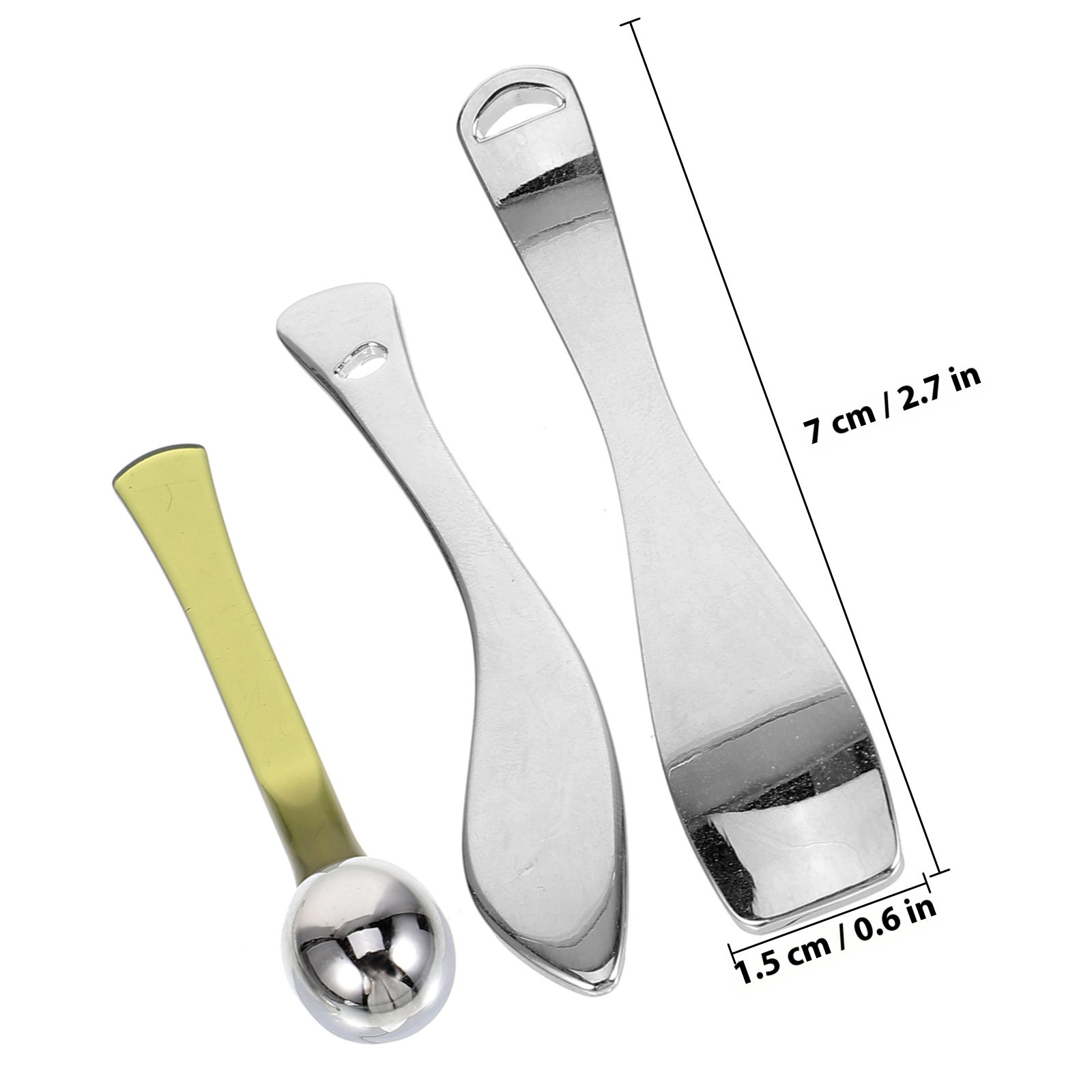 3Pcs Makeup Spatula Spoon Eye  - đánh giá và giá Beauty Makeup Tool