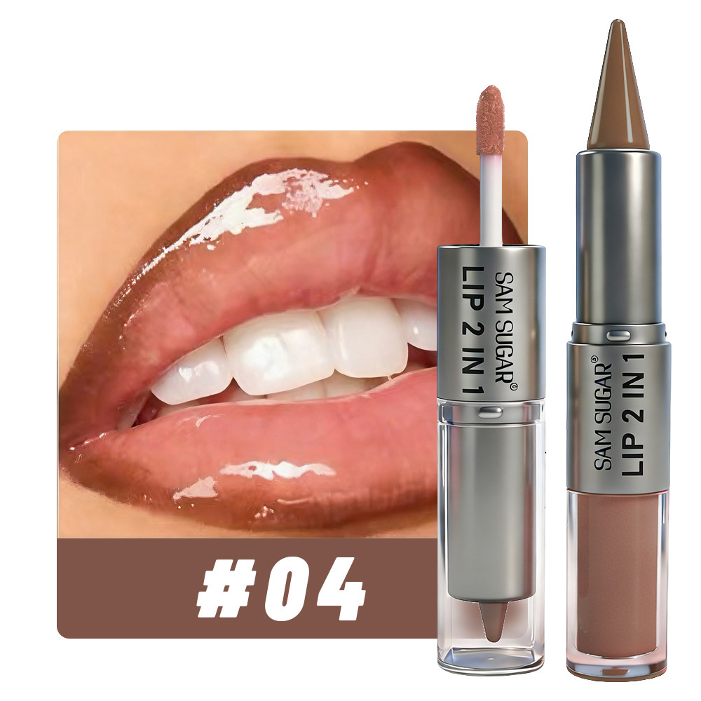 2 in 1 Lip Liner & Lip Gloss,  - đánh giá và giá Lip Gloss Plumping
