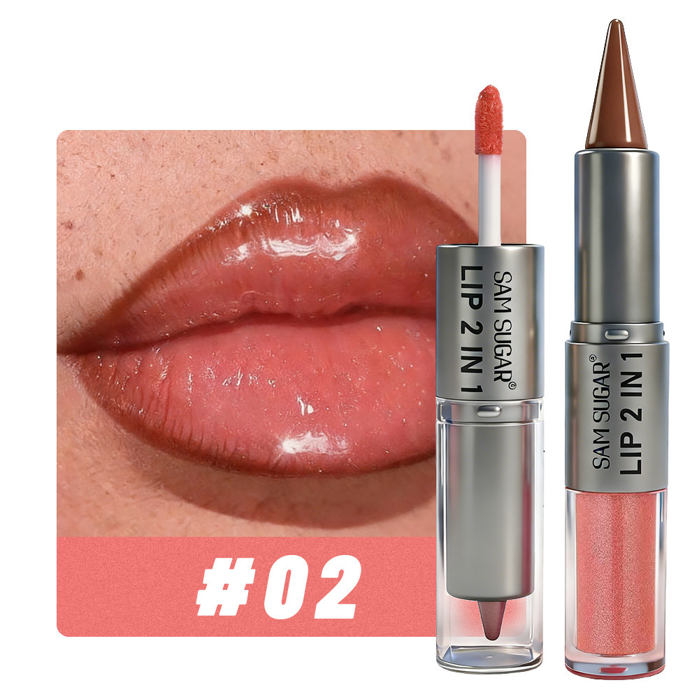 2 in 1 Lip Liner & Lip Gloss,  - đánh giá và giá Lip Gloss Plumping
