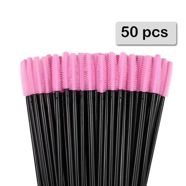 50pcs Silicone Mascara Wands A - đánh giá và giá Beauty Makeup Background