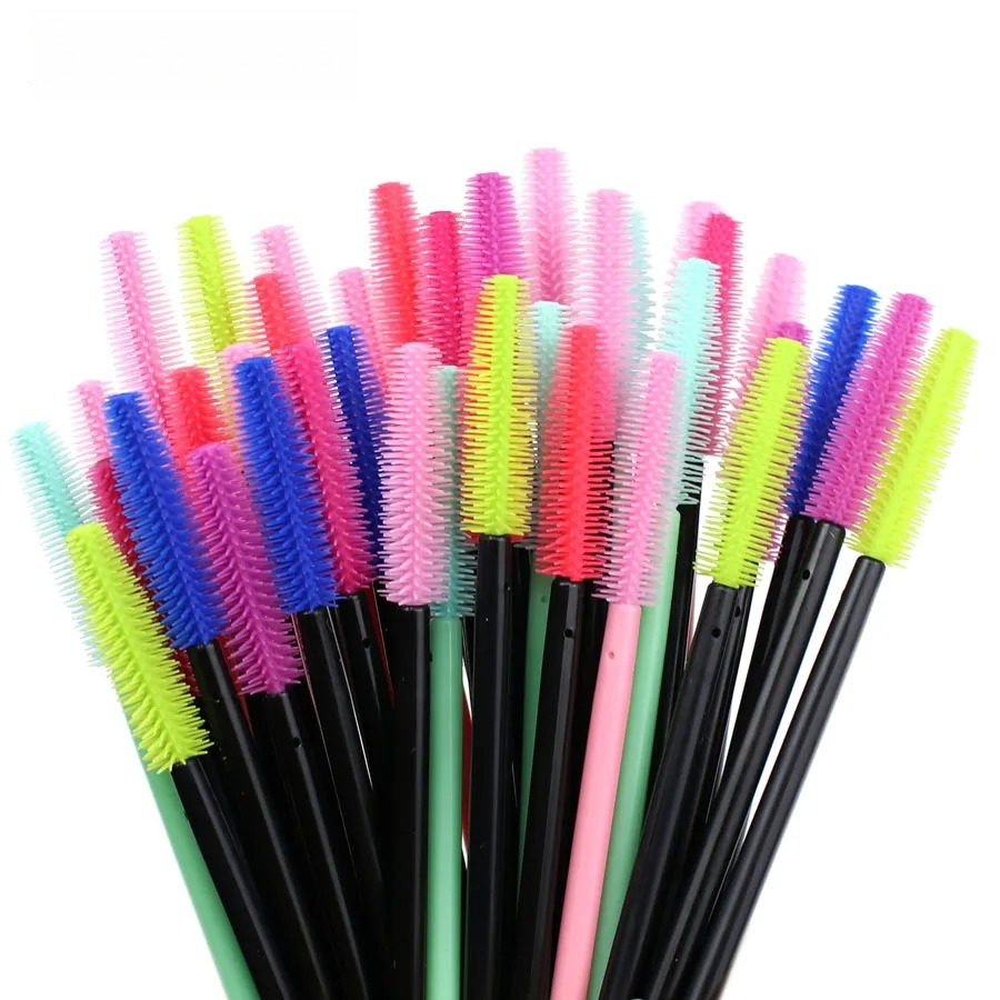 50pcs Silicone Mascara Wands A - đánh giá và giá Beauty Makeup Background